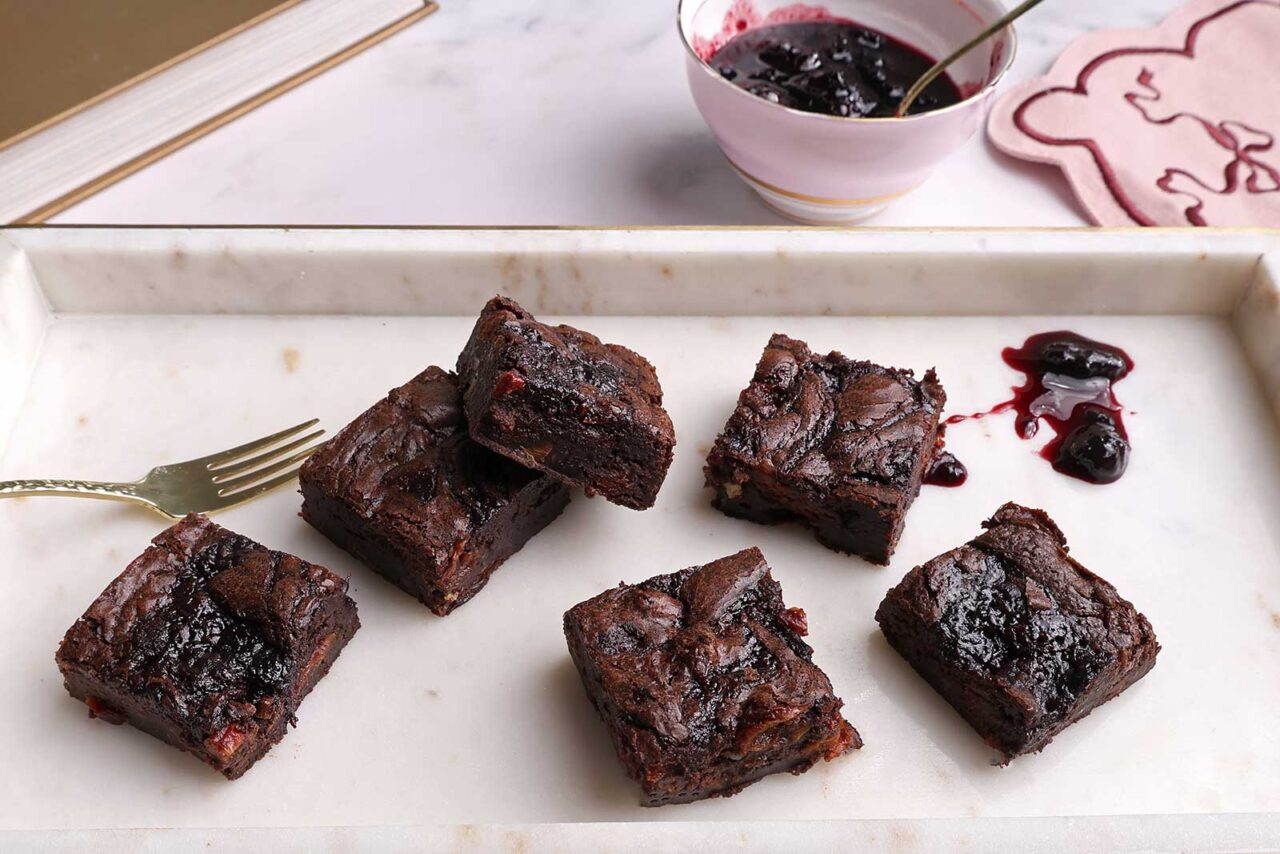 Sour Cherry Brownie