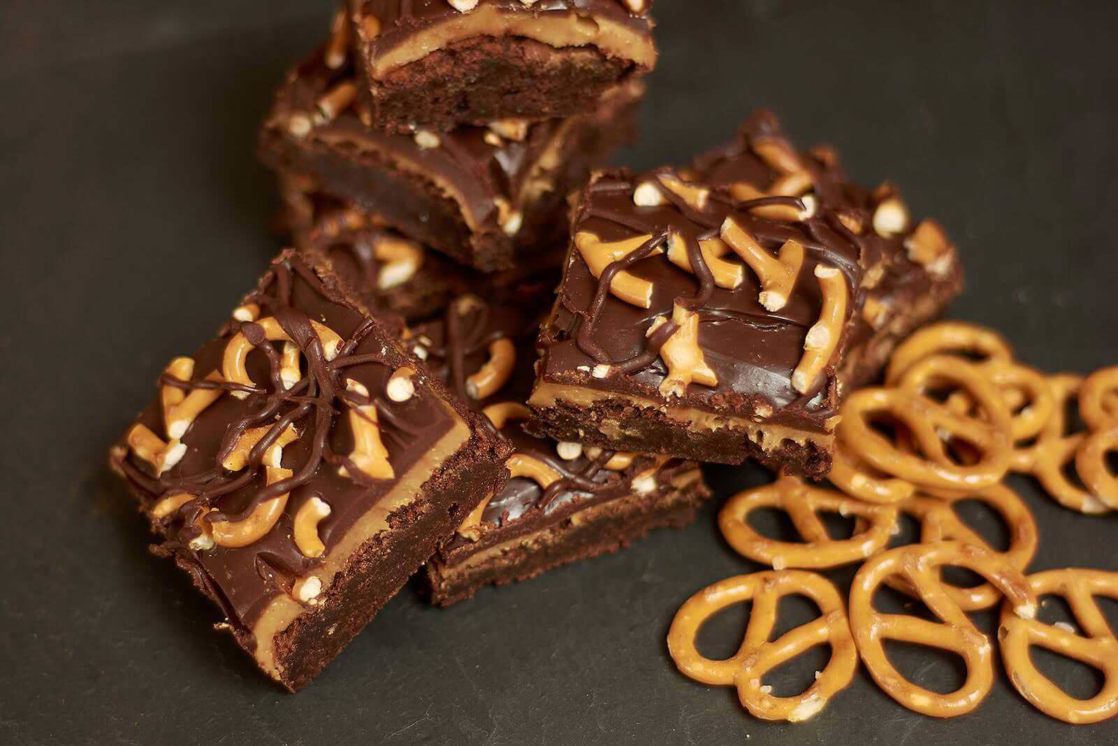 Salted Caramel Brownies Delivered Next Day Bear's Brownies